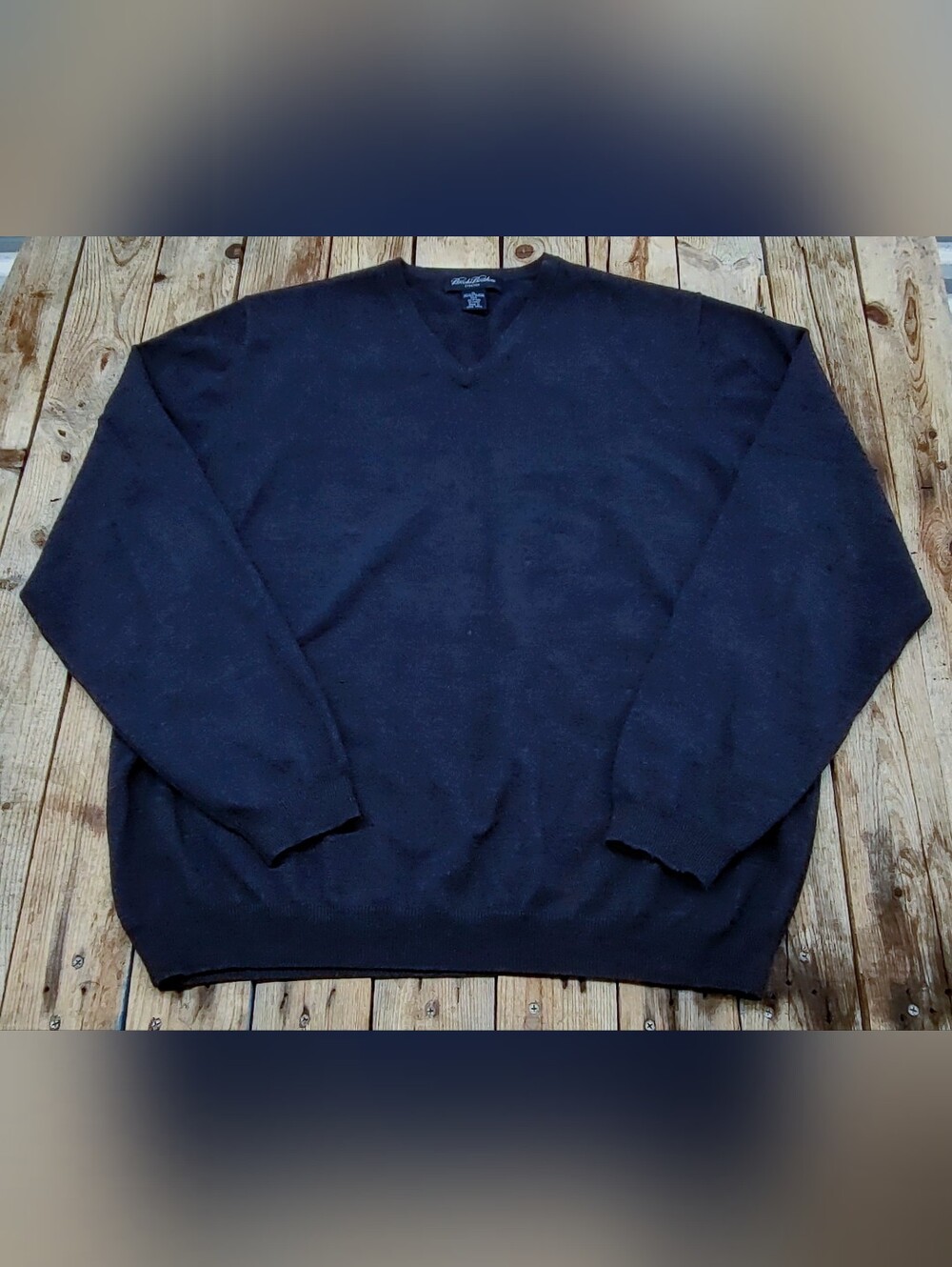 vintage Brooks Brothers Italian Merino wool v-neck knit sweater  men's size XL